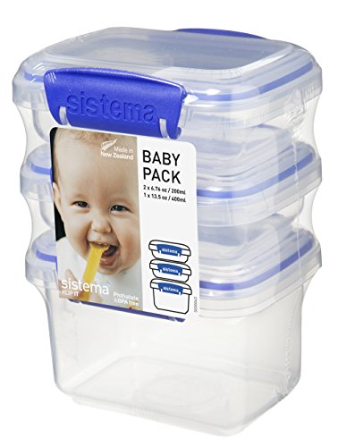 Klip it baby food storage, 3 pack