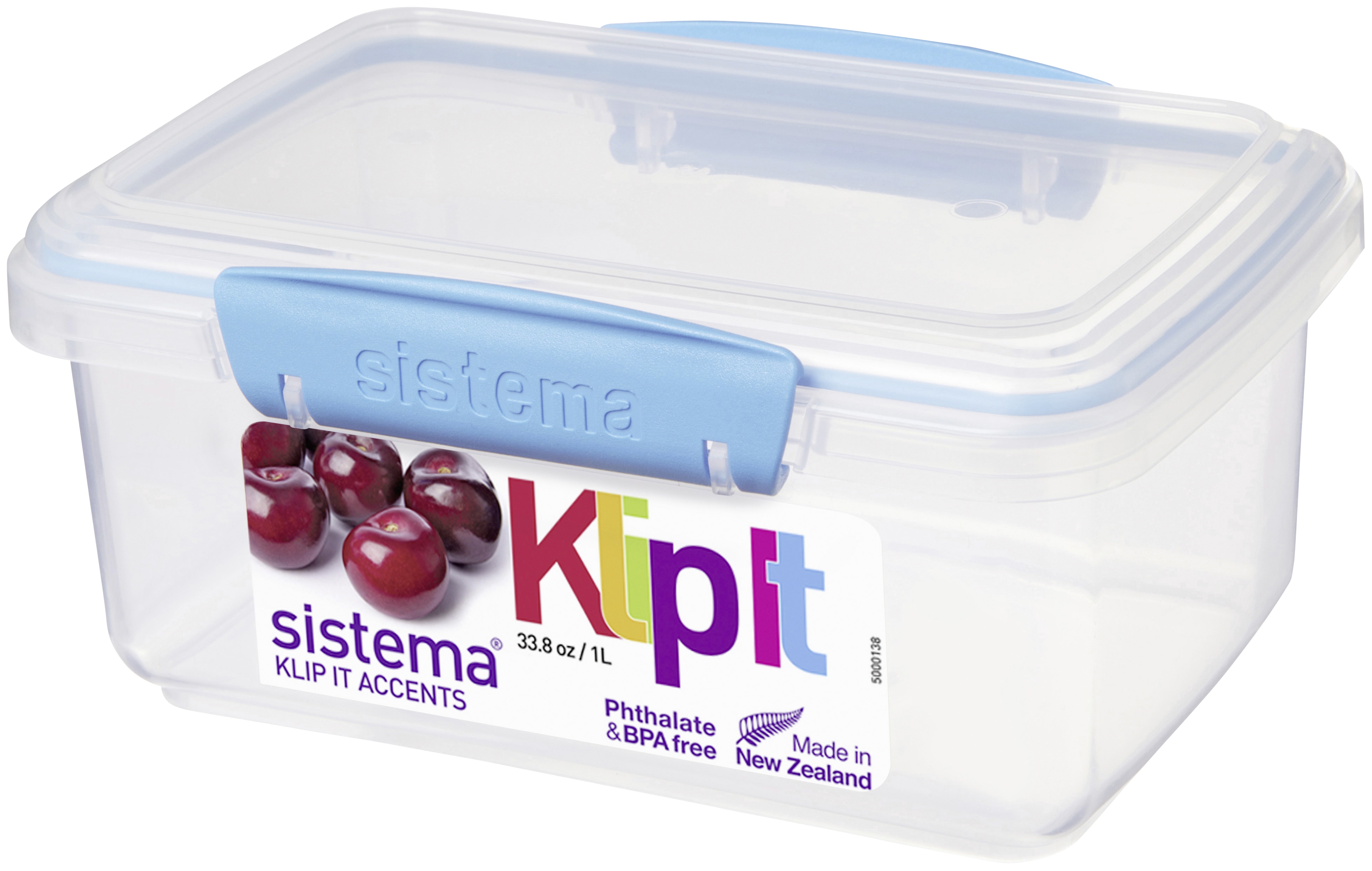 Boîte alimentaire rectangulaire à clips 1 litre...