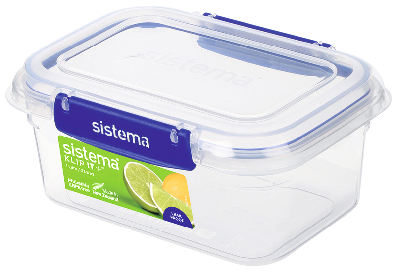 BOITE ALIMENTAIRE RECTANGLE KLIP IT + 1L Sistema
