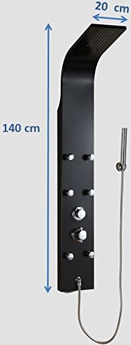 A-92 colonne de douche en alu noir