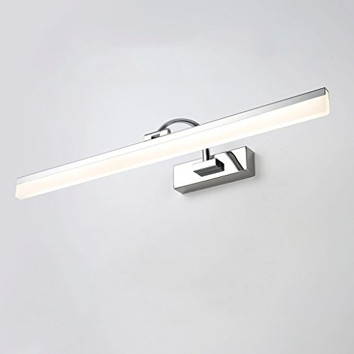 QZz salle de bain Acrylique LED en acier inoxyd...