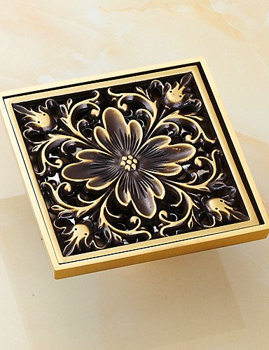 LEBULI LBLI Drainage Cuivre Antique Fixation Murale 100*100*50 Laiton Antique , antique brass YS-PJ #9427 code EAN 9456941790325 