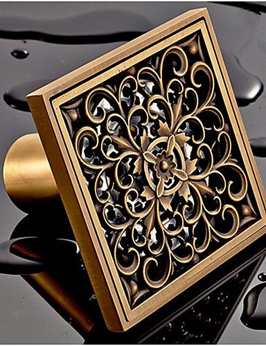 LEBULI LBLI Drainage Cuivre Antique Fixation Murale 100*100*50 Laiton Antique , antique brass YS-PJ #9429 code EAN 9456941790349 