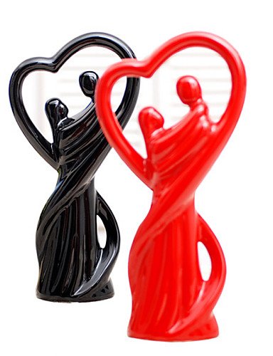 LBLI amants modernes céramique ornements d'arti...