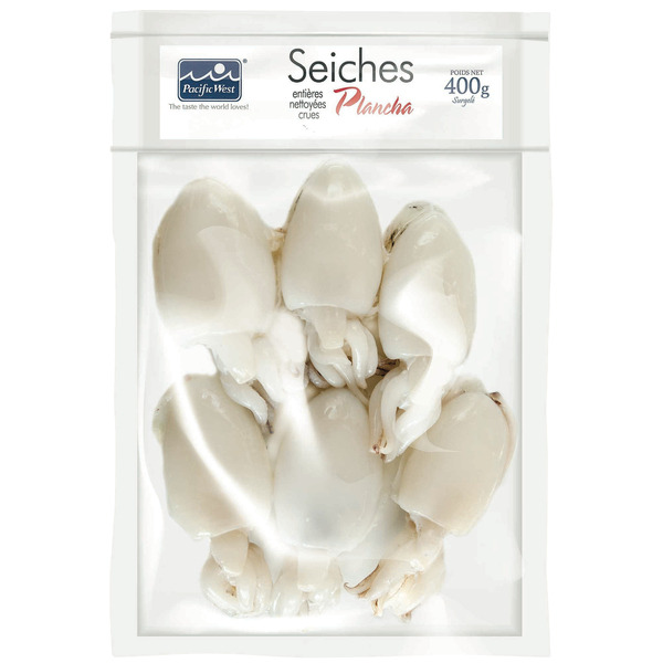 Seiches entières crues surgelées