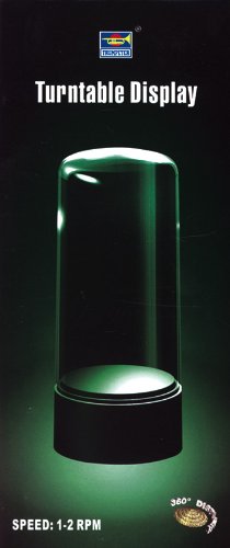 Vitrine avec socle tournant diam.84 haut. cloch...