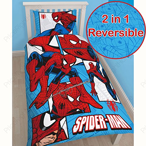Spiderman Parker Housse de couette pour lit sim...