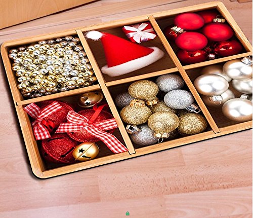 GAOFENGAN Chambre à coucher Cuisine Noël paillasson tapis salon tapis les tapis paillasson caoutchouc paillasson de Noël des tapis antidérapants, 40*60cm code EAN 9643643505818 