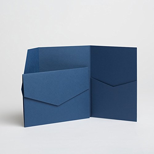 Debut Bleu marine mat Invitations 130 mmx185 mm bleu code EAN 9666838482978 