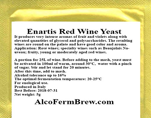 LEVURE DE VIN ROUGE 25L - Levure sèche | Levure...