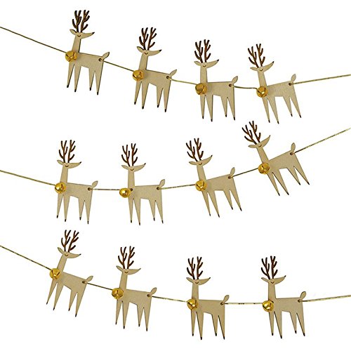 Meri Meri Guirlande Rennes en bois Noel code EAN 9781633256736 