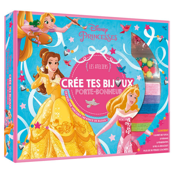 Disney Princesses Les Ateliers Disney - Créé tes bijoux porte-bonheur 9782014008760 (9782014008760)