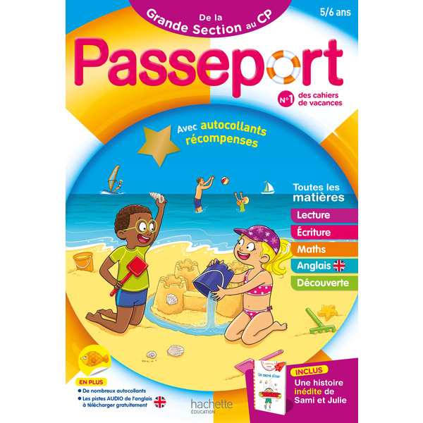  Cahiers de Vacances PASSEPORT code EAN 9782017222514 
