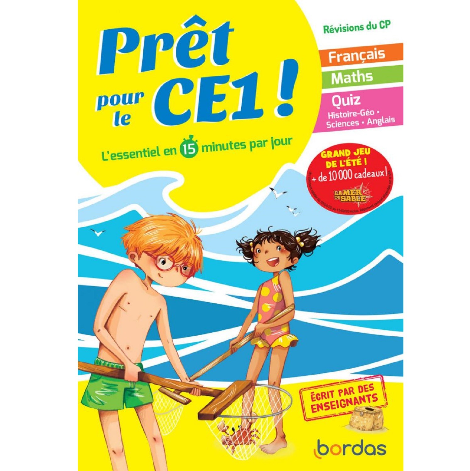 Livre Prêt pour le CE1 - Cahier de vacances, ré...