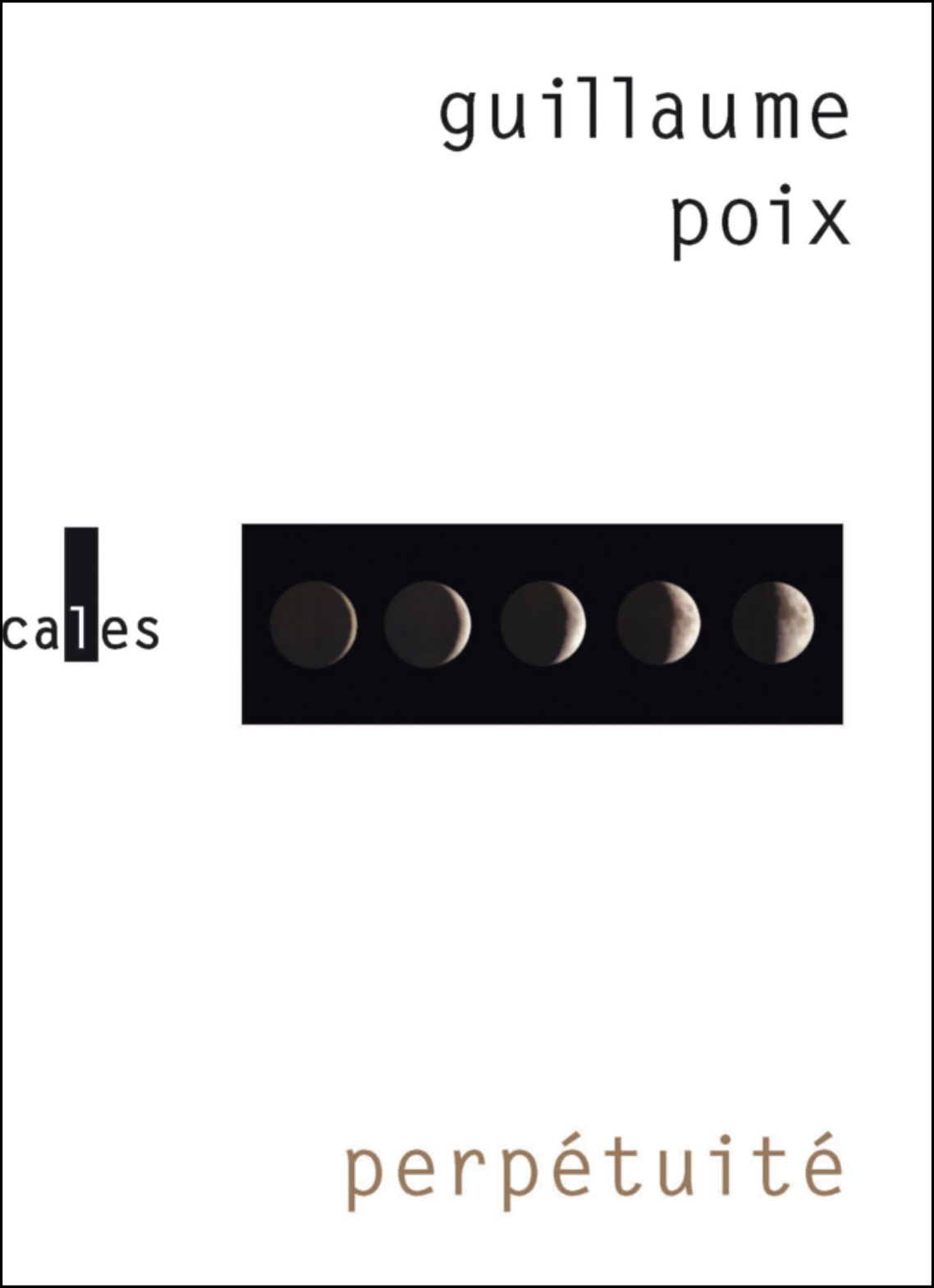 PERPÉTUITÉ Guillaume Poix code EAN 9782073105455 