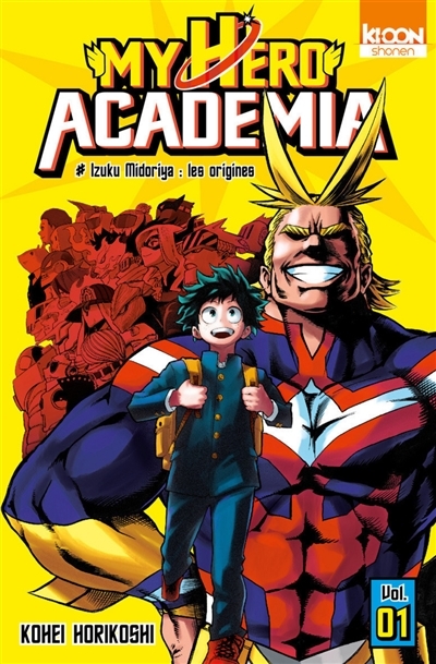  MY HERO ACADEMIA. VOLUME 1, IZUKU MIDORIYA : LES ORIGINES KI-OON code EAN 9782355929489 