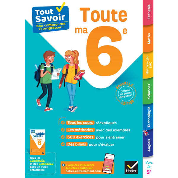  Collection "Tout savoir" HATIER code EAN 9782401095267 