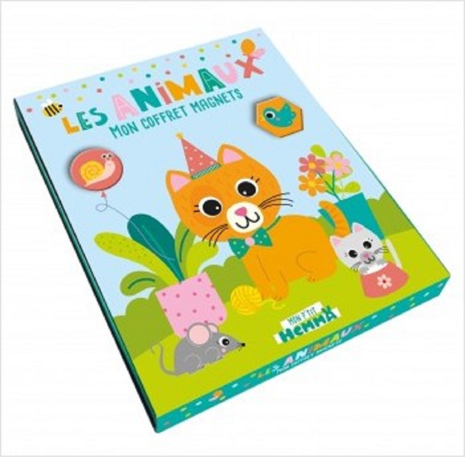 Coffret Mon P'tit Hemma Magnets - Les animaux 