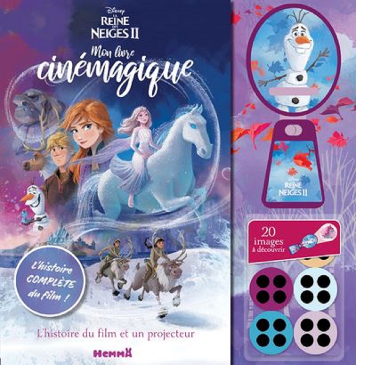 Livre cinémagique la Reine des neiges 2 