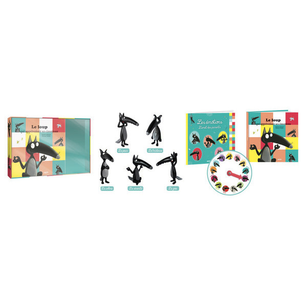 Mon coffret du loup qui apprivoisait ses émotions 9782733864449 Mon coffret du loup qui apprivoisait ses émotions 9782733864449