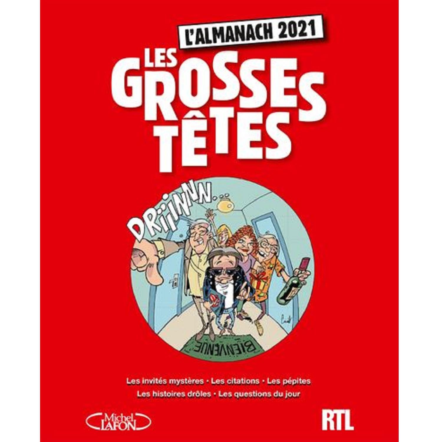Livre L'Almanach des Grosses Têtes 2021 