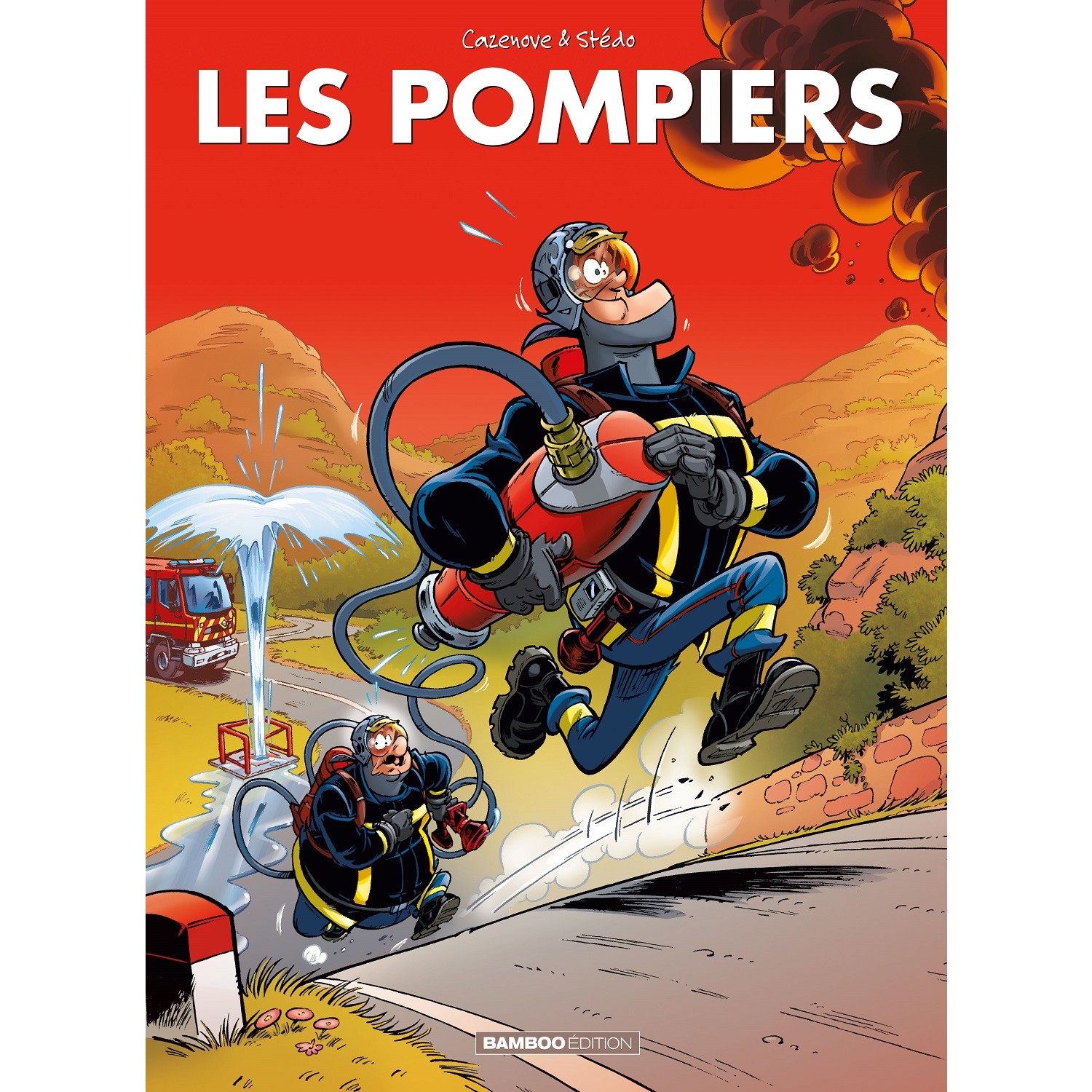 Livre Les Pompiers - Christophe Cazenove, Stédo 