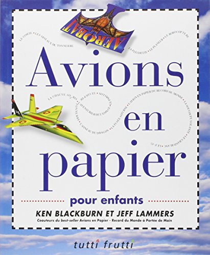 Tutti Frutti Avions en papier : Pour enfants code EAN 9782915667165 