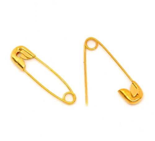 Grids 300 petites épingles de sûreté Doré Mini-épingles 18 mm lot en laiton code EAN 9786040361226 