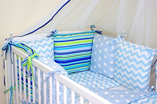 Parure de lit bébé ENSEMBLE DE 10 PIÈCES avec T...