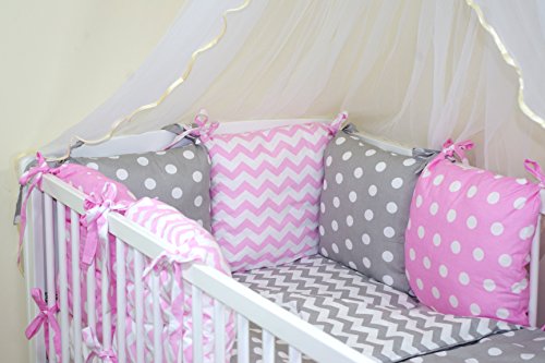 Parure de lit bébé ENSEMBLE DE 10 PIÈCES avec T...