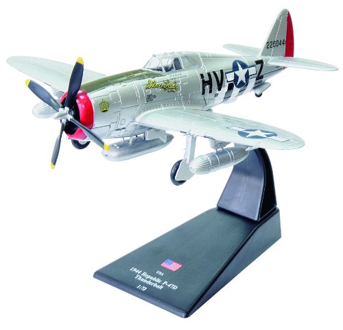 Republic P-47D Thunderbolt diecast 1:72 model (Amercom SL-44) 9788325213152 Republic P-47D Thunderbolt aircraft model