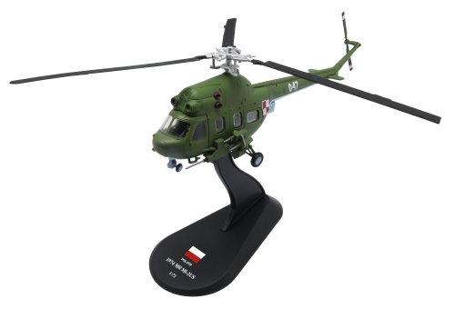 MIL MI-2 diecast 1:72 helicopter model (Amercom HY-36) 9788326112065 MIL MI-2 helicopter model