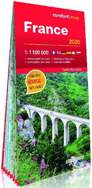 CARTE FRANCE LAMINÉE* 9788380467569 (9788380467569)