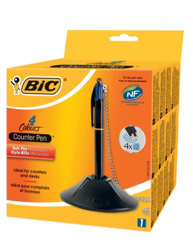 Bic Stylo-bille rétractable sur socle Couleurs ...