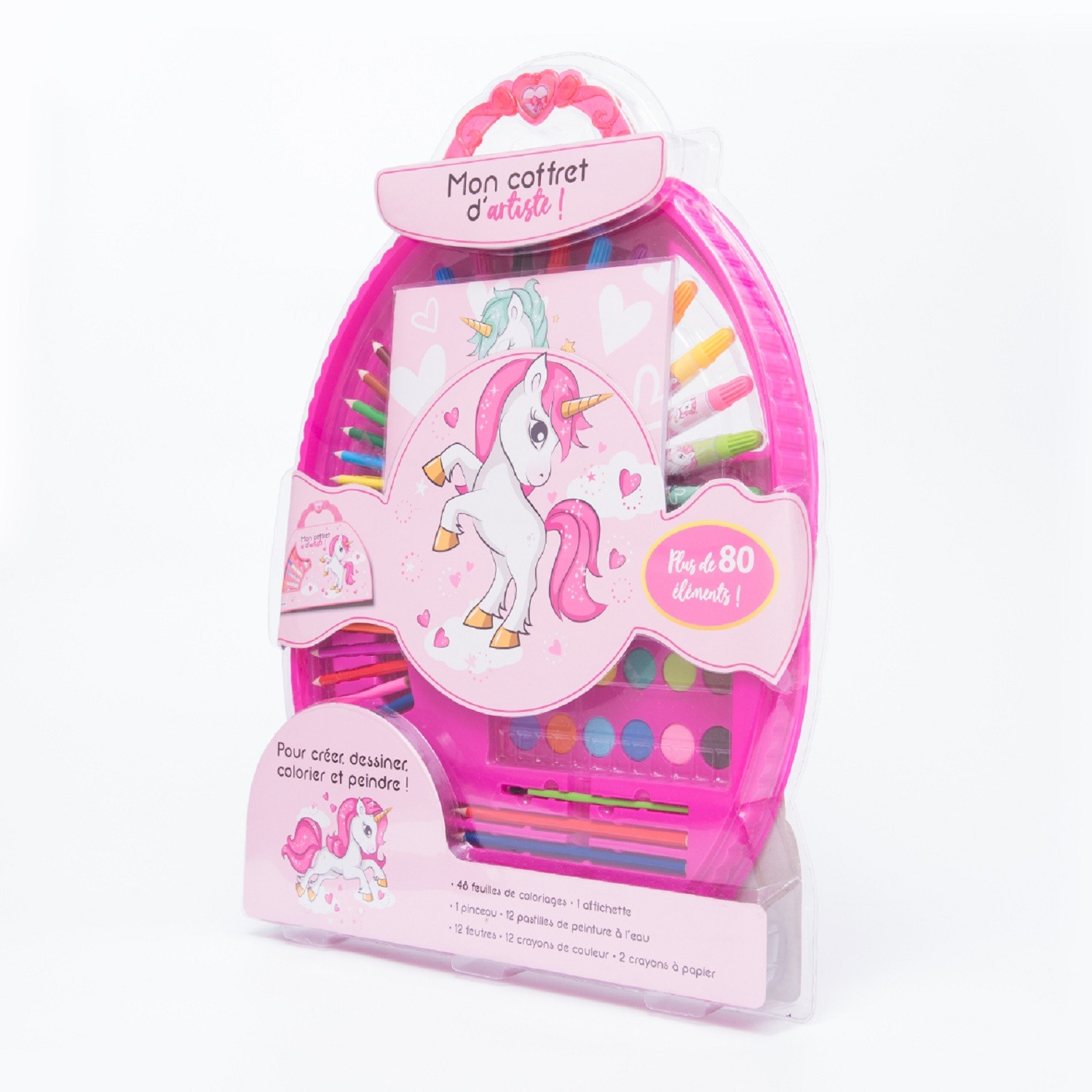 Coffret coloriage artiste licorne 
