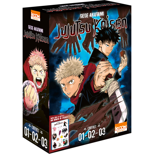  Coffret Jujutsu Kaisen - Tome 01-03
 code EAN 9791032713747 