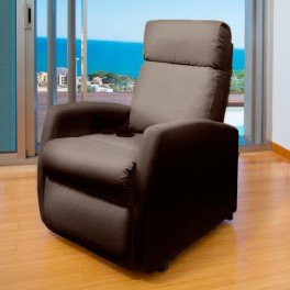 Fauteuil de massage compact marron