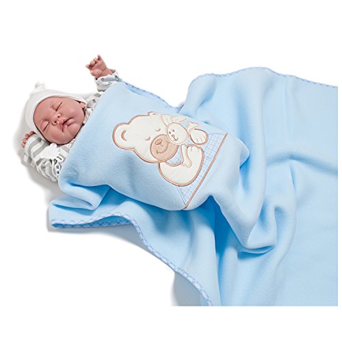 - couverture bébé en polaire très doux avec bro...