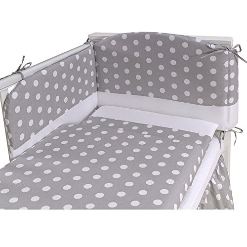 Parure de lit bébé 60x120 cm - 3 pièces en coto...