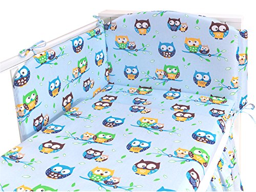 Parure de lit bébé avec tour du lit 3 pièces en...