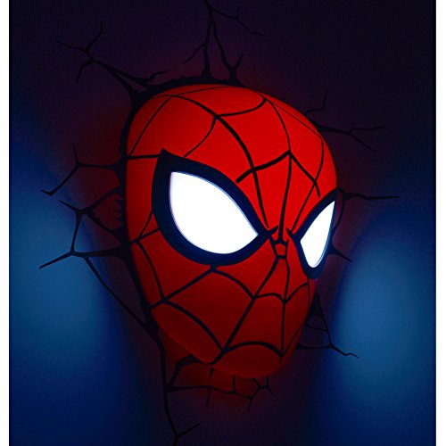 Spiderman 3d led applique murale