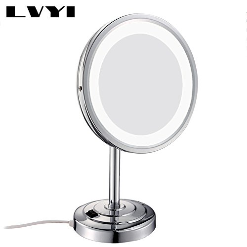 Cuivre Lumière LED Miroir de salle de bains Mir...