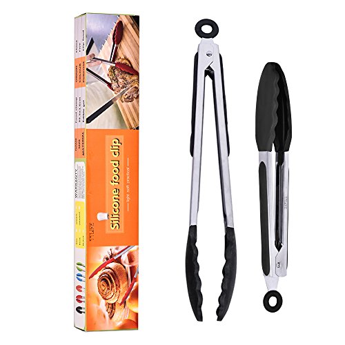 Lot de 2 pinces - pince cuisine professionelle ...