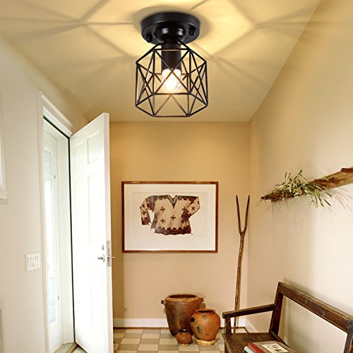 LYXG Plafonniers en fer forgé, d'économie d'éne...