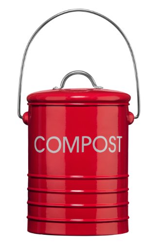 0510018 bac à compost avec poignée rouge