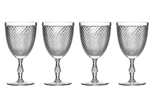 1206281 ensemble de 4 verres à vin diamants en ...