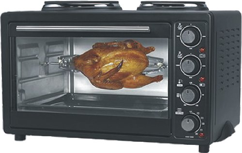 Wellness & Care Four électrique avec plaques de cuisson, capacité 30 L, 4 niveaux réglages de chaleur, dimensions?: 53,5 * 38,5 * 34 cm 9920062812575 (9920062812575)