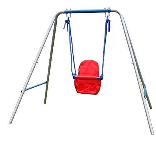 Senmi Balançoire pour bébé enfant ( pour 12-36 mois ) jeu de plein air sport pliant en metal 9987454358455 (9987454358455)