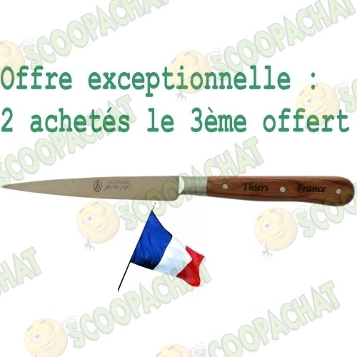 la fourmie Couteau la fourmi saigne poulet manche bois fabrication Thiers code EAN 9999100376 