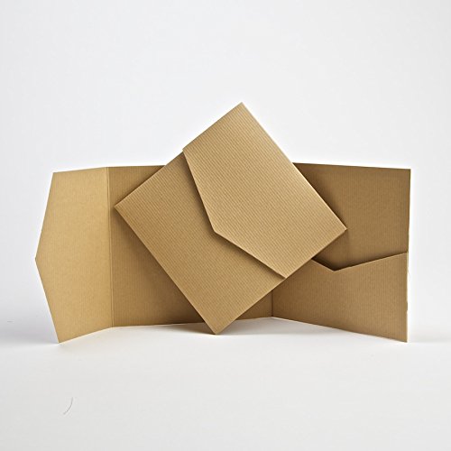 Kraft Mat Invitations 144 mmx144 mm 9999679753779 Pocketfold Invites Kraft Mat Invitations 144 mmx144 mm 9999679753779 Pocketfold Invites